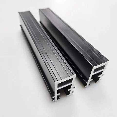 Black-finished architectural sections, supplier original