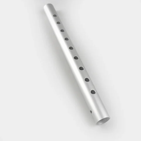 Drilled round-tube references, supplier original