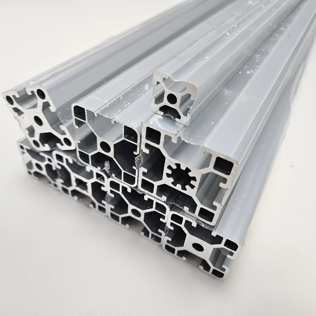 T-slot assembly profiles — catalog reference photograph